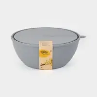 Салатник с крышкой Giaretti Vanilla, 5 л, пластик, МИКС