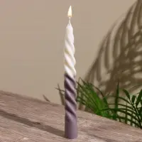 Свеча витая 2,2х2,2х18 см, соевый воск МИКС Свеча витая 2,2х2,2х18 см, соевый воск МИКС