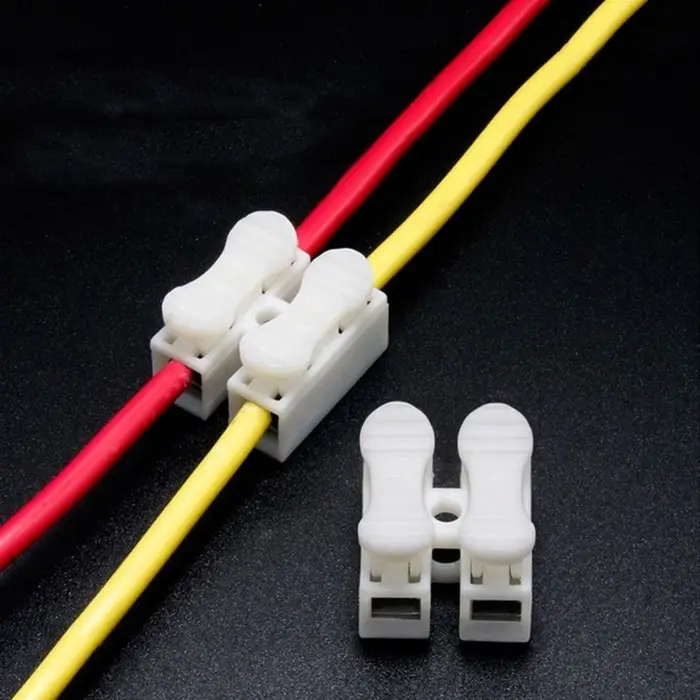 Клемма пружинная соединительная, КСП-2Р, 10 А, набор 10 шт