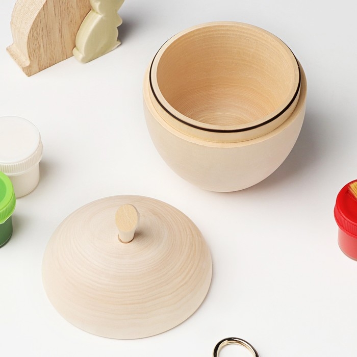 Заготовка для творчества Шкатулка Заготовка для творчества Шкатулка "Желудь", 9 см