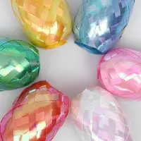 Лента упаковочная перламутровая, для шаров и подарков, ассорти набор 6 шт., 0.5 см &times; 10 м