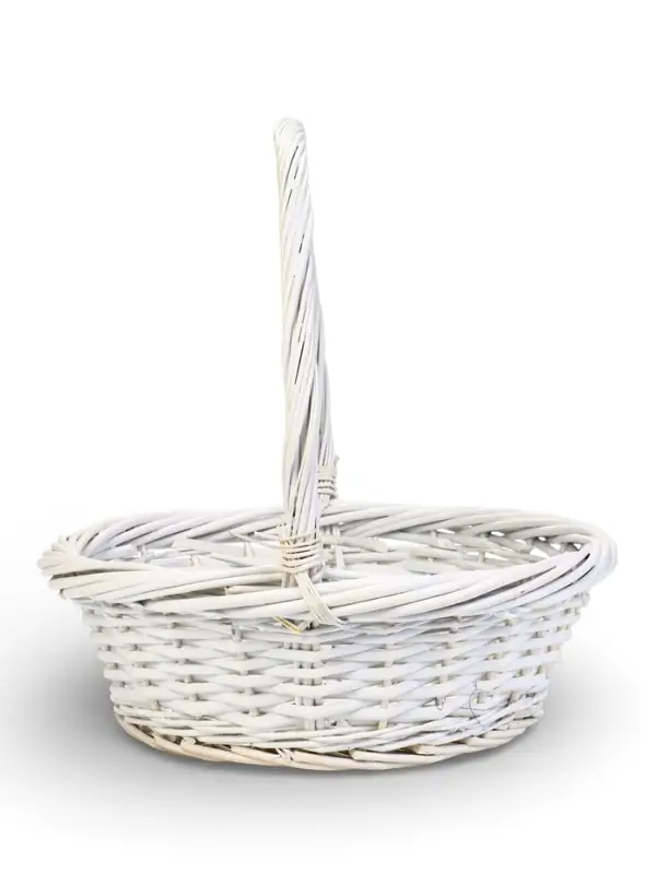 Набор корзин 3 шт ИВА 40x40x14 32х32x12 27х27x10 см ПЛЕТ ручка h=20/18/16 см