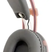 Наушники беспроводные, полноразмерные, Mybit W-33, RGB подсветка, Bluetooth 5.3, 800 мАч, Type-C, RGB подсветка, розовые