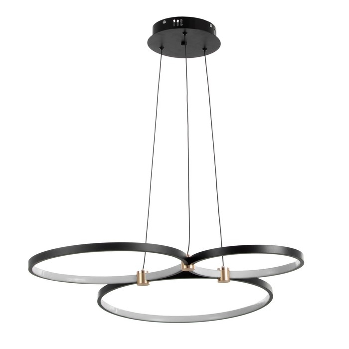 Светильник Светильник "Ланас" LED 150Вт чёрно-золотой 86х70х3,3 см BayerLux