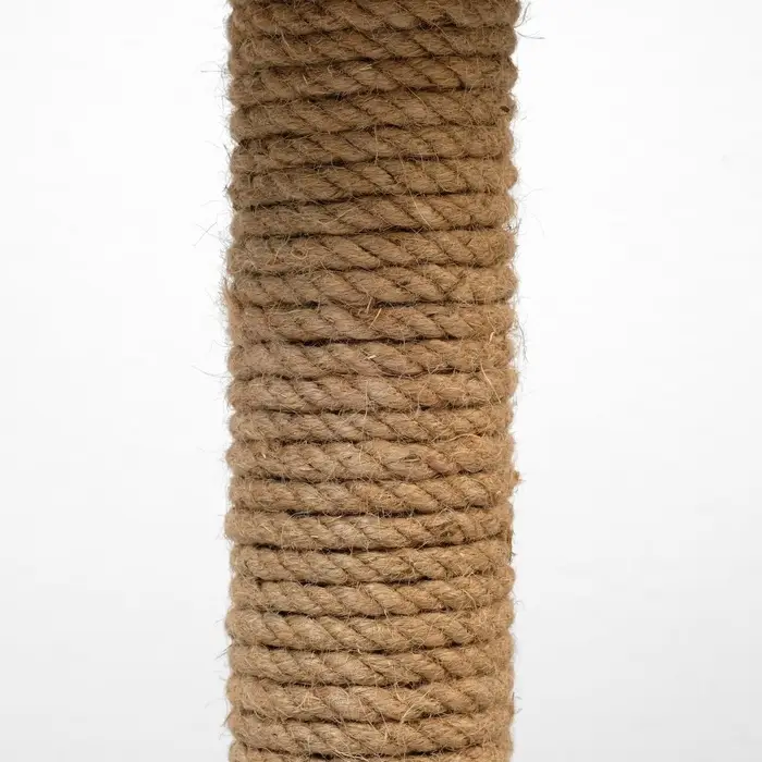 Когтеточка малая &laquo;Арена&raquo;, 36&times;36&times;50 см, с игрушкой, джут, серая