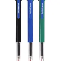 Ручка шариковая ErichKrause. Colorcross, автоматическая, 3-цветная, узел 0.7 мм