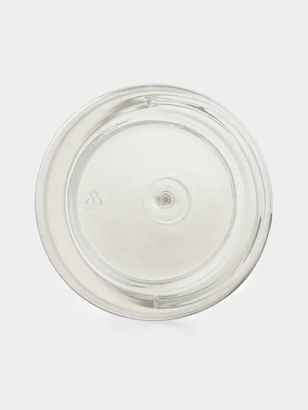 Ёмкость для сыпучих продуктов Asti, 1.5 л, d=9.2 см, h=27 см, пластик, прозрачная, крышка чёрная