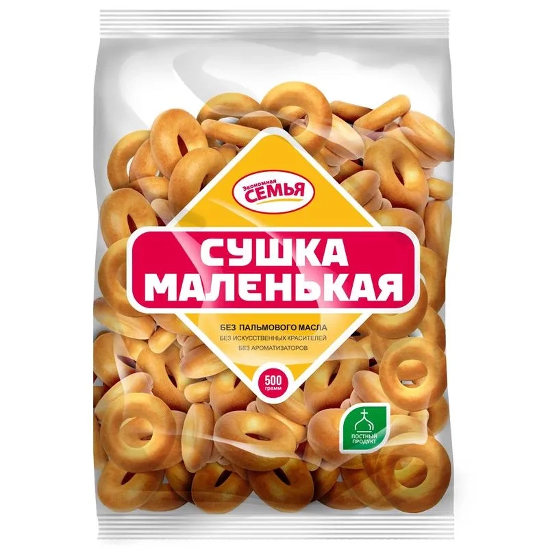 Сушки бараночные Дымка Маленькая, 500г