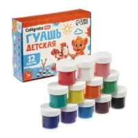 Гуашь Calligrata kids, 12 цветов &times; 10 мл