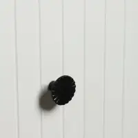 Ручка-кнопка мебельная CAPPIO, d=36 мм, черный
