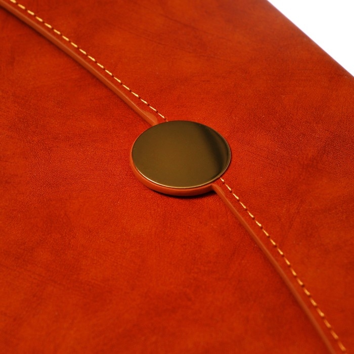 Органайзер на кольцах А6+, 80 листов, кожзам, c клапаном, линия, с ручкой, в подарочной коробке, коричневый Органайзер на кольцах А6+, 80 листов, кожзам, c клапаном, линия, с ручкой, в подарочной коробке, коричневый