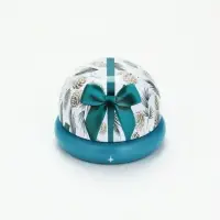 Свеча ароматическая новогодняя в банке &laquo;Бантик&raquo;, аромат еловые ветки 5.8&times;4.5 см