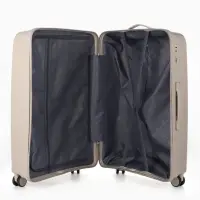 Чемодан на колёсах, 28", кодовый замок, 47&times;28&times;75 см, светло-бежевый