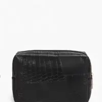 Косметичка дор Одноцвет, 16*5*10, отдел на молнии, черный
