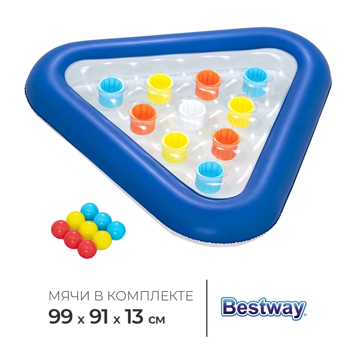 Игра для бассейнов «Пинг-Понг», 105 х 97 см, от 3 лет, 52560 Игра для бассейнов «Пинг-Понг», 105 х 97 см, от 3 лет, 52560