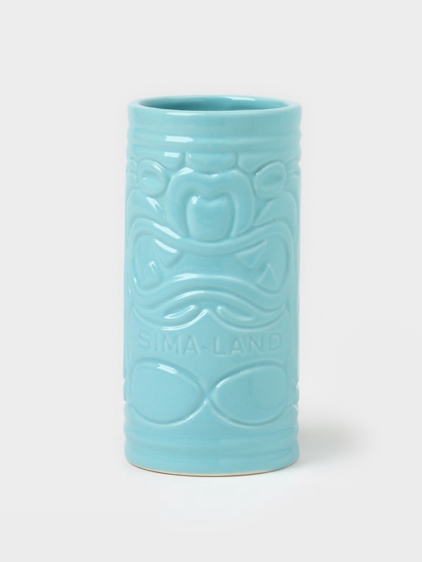 Стакан для коктейлей "Тики остров" светло-голубой