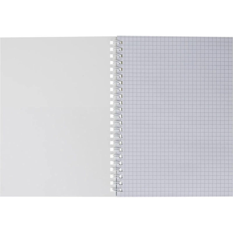 Бизнес-тетрадь Flakes blue обложка УФ лак, спираль, А5, 48л, клетка