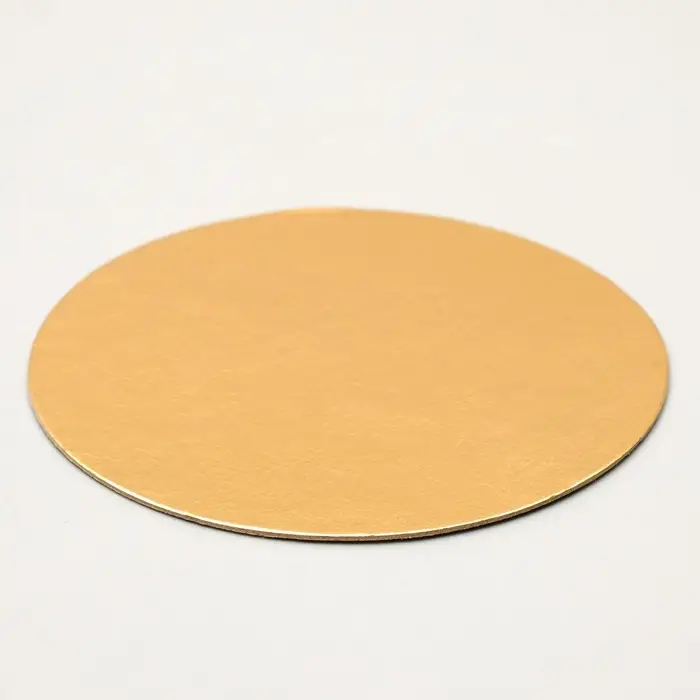 Подложка для торта, 18 см, золото, 0.8 мм