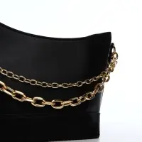 Сумка женская кросс-боди на молнии, 25&times;8&times;15 см, чёрная