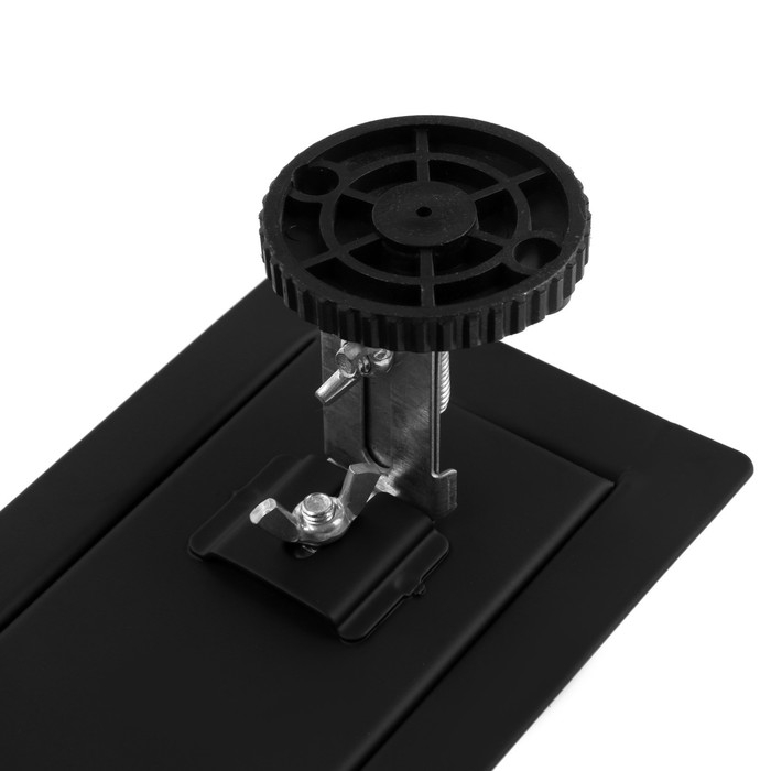 Трап ZEIN engr, c флaнцeм свободного вращ 360°, 7*40 см, d=40/50 мм, нерж сталь, черный