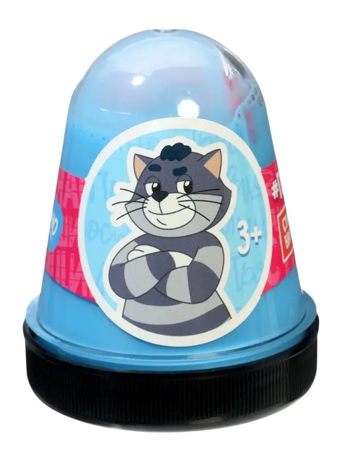 Слайм "Простоквашино", голубой, капсула 130 г. Slime SLM340