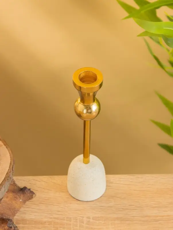 Подсвечник "Ферзь" 5х5х19 см, алюминий