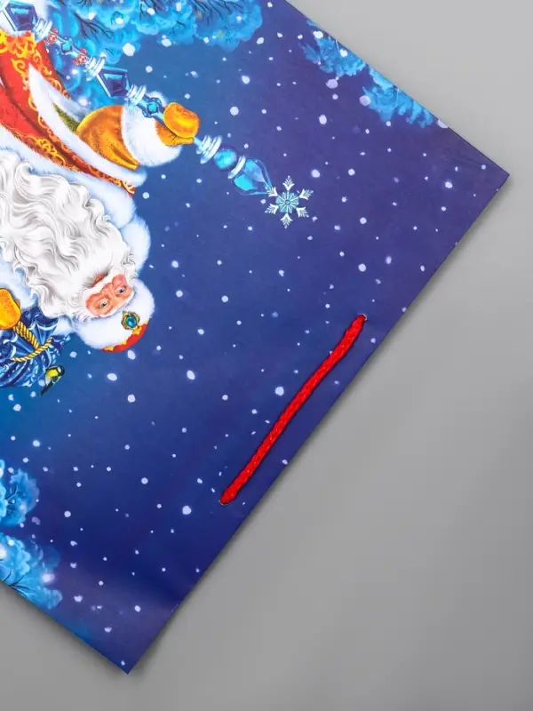 Пакет подарочный новогодний ламинированный, «Дед Мороз» , 33×10×42.5 см Пакет подарочный новогодний ламинированный, «Дед Мороз» , 33×10×42.5 см