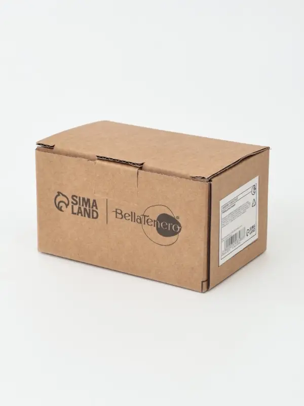 Набор для специй BellaTenero, солонка 130 мл, перечница 130 мл, на бамбуковой подставке, фарфор, белый