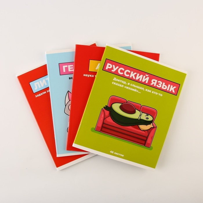 Набор тетрадей А5, 48 л "ПЕРСОНАЖИ" основные предметы