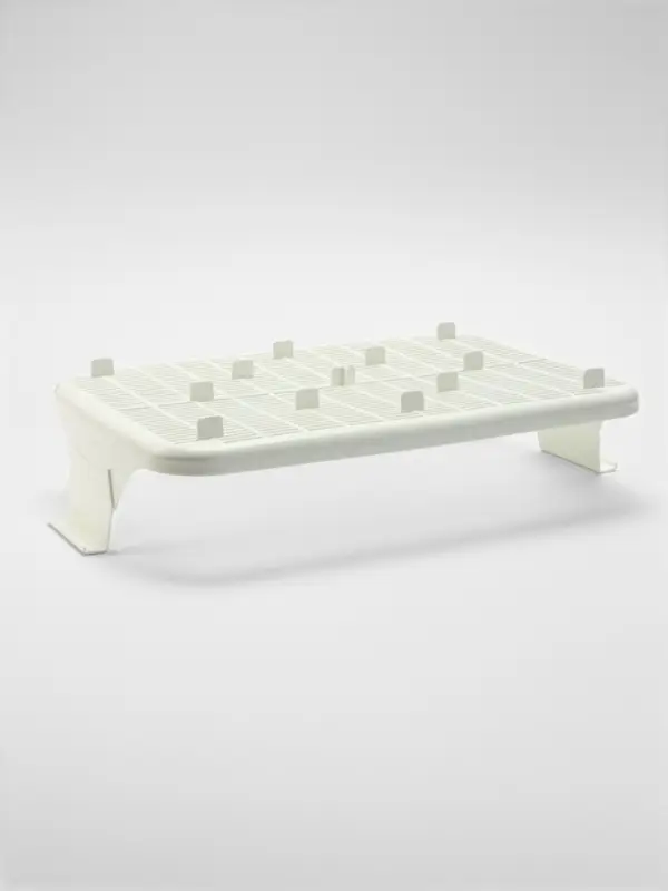 Туалет с сеткой, 44&times;33&times;11.5 см, серый, белый