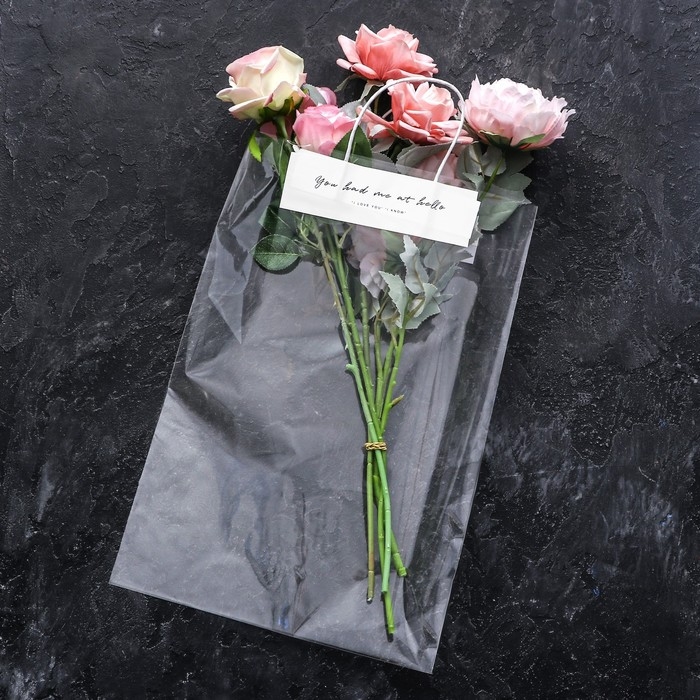 Пакет подарочный для цветов, 50*35 см Пакет подарочный для цветов, 50*35 см