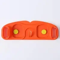 Держатель для швабр, 30&times;10&times;5 см, на липучке, с крючком, МИКС