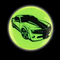 Светоотражающий значок &laquo;Авто&raquo;, d=5.8 см, МИКС