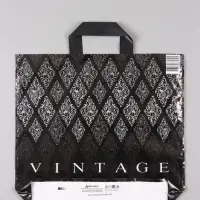 Пакет "Винтаж", полиэтиленовый с петлевой ручкой, 38 х 34 + 3 см, 70 мкм