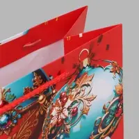 Пакет подарочный &laquo;Новогодняя феерия&raquo;, 26&times;12&times;32 см