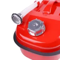 Канистра топливная металлическая горизонтальная 10 Л (красная) AVS HJM-10