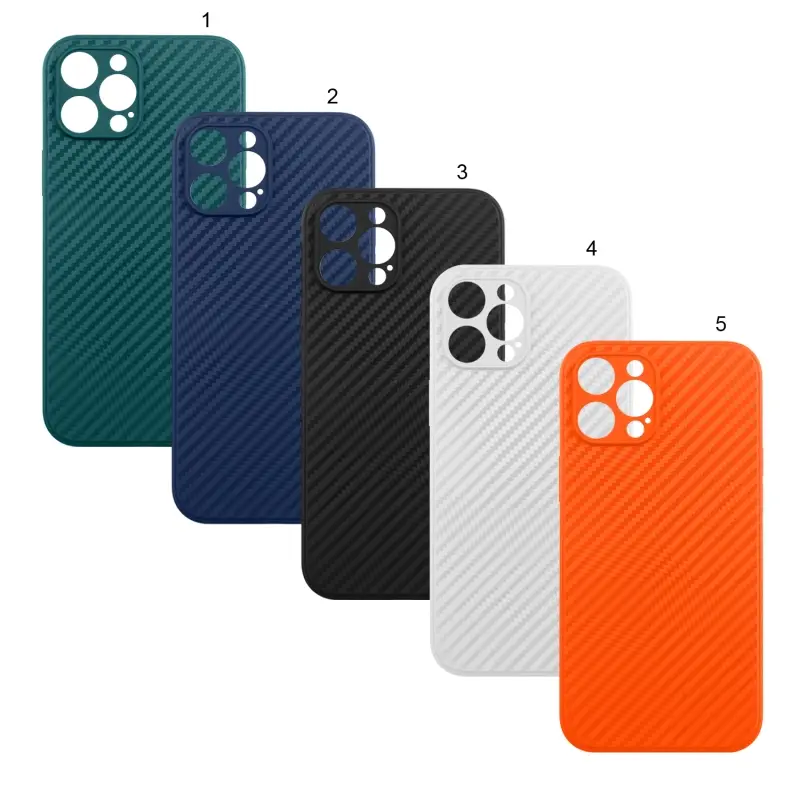 Чехол iPh 12 Pro Carbon TPU