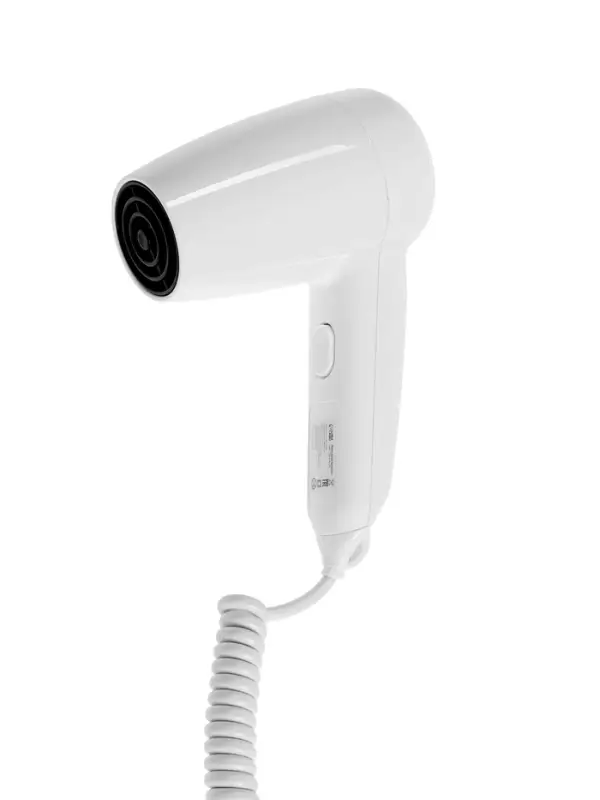 Фен LGE-006, 1300 Вт, настенный, 2 скорости, крепление, белый