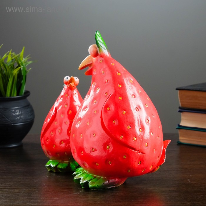 Копилка Копилка "Клубничные Курочки" 22х12см