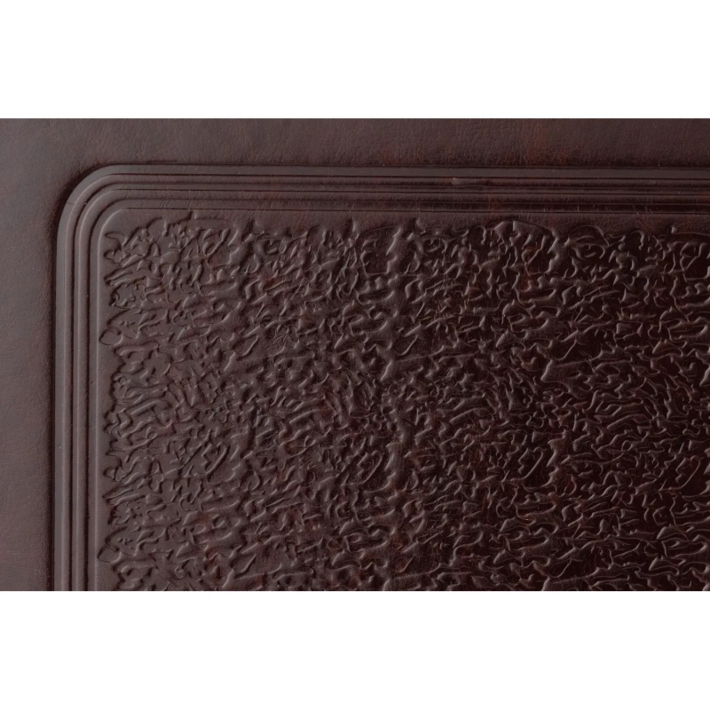 Папка адресная КВИНЕЛЬ, коричневый, тиснение, А4