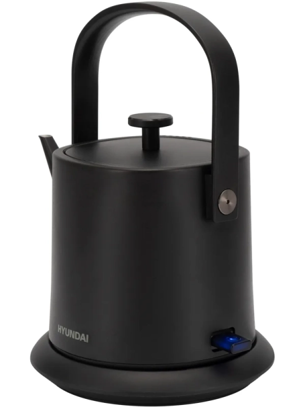 Чайник HYK-S2042 0.6л. 1000Вт черный (металл)