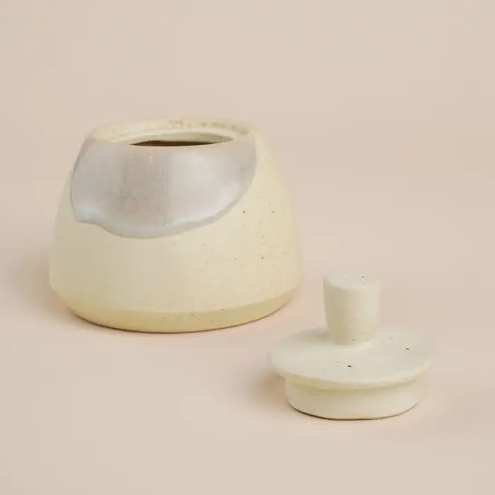 Сахарница SL Home &laquo;Волны Сардинии&raquo;, 280 мл, 10.5&times;7 см, фарфор, бежевая