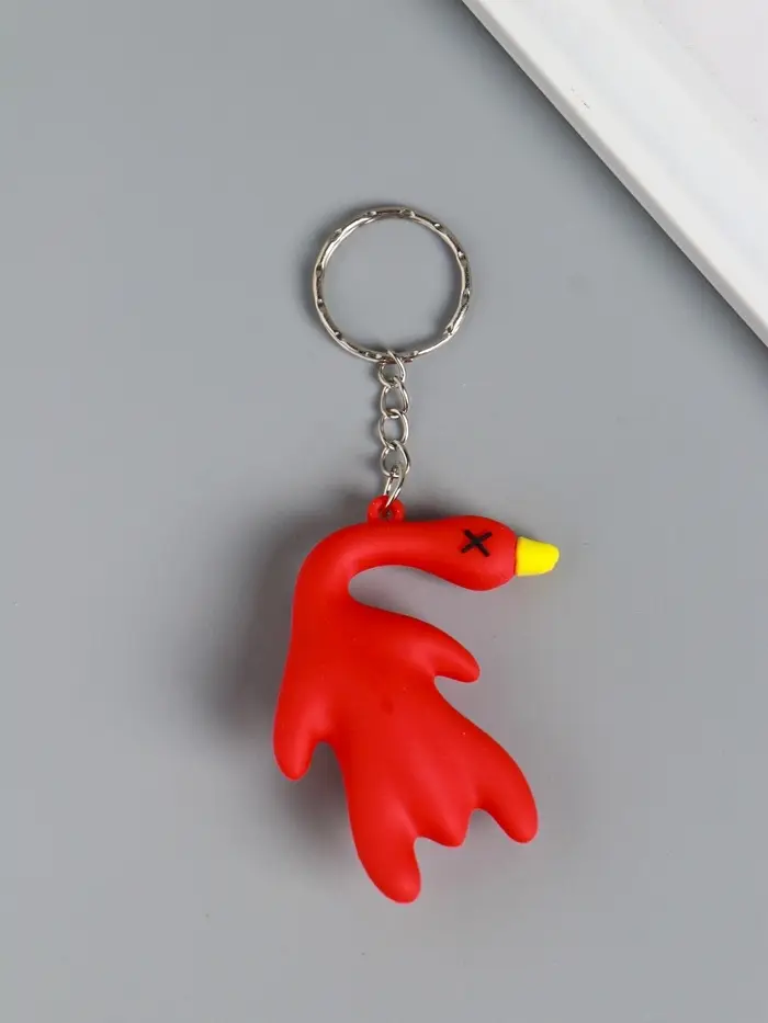 Брелок резина "Утка" МИКС 5х2х5,5 см