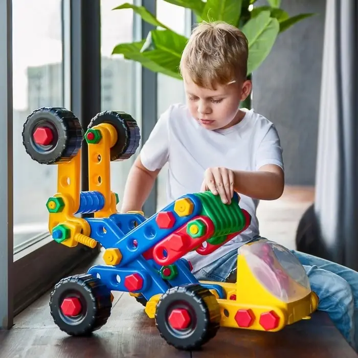 Конструктор пластиковый &laquo;К звёздам&raquo;, 5 в 1, 190 деталей