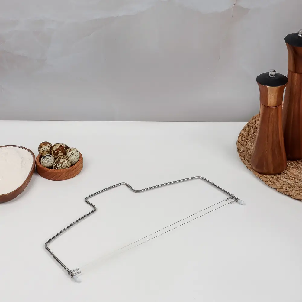 SATOSHI Нож-струна для нарезки бисквита 33х16см, нерж.сталь