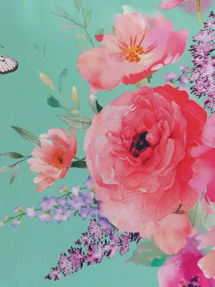 Пакет подарочный ламинированый "Цветочный подарок" 11,5 х 14,5 х 6,5 см