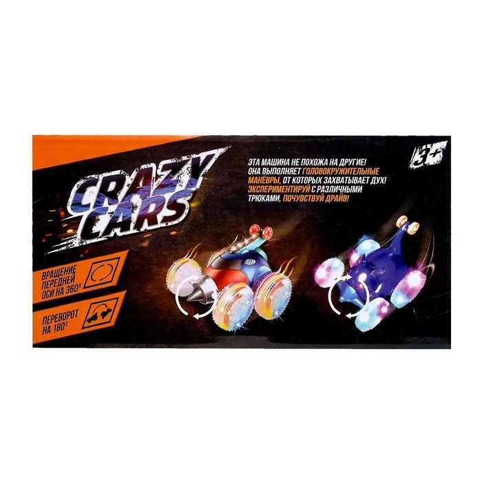 Перевёртыш радиоуправляемый «Скорость», работает от батареек, световые эффекты, цвет синий Перевёртыш радиоуправляемый «Скорость», работает от батареек, световые эффекты, цвет синий