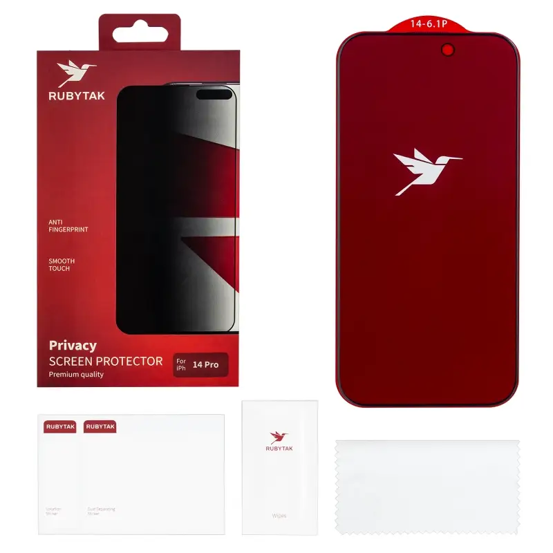 Защитное стекло RUBYTAK Privacy iPh 14 Pro