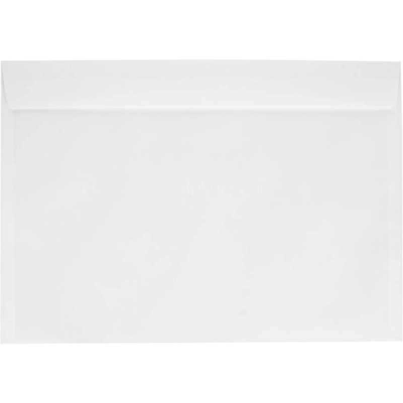 Конверт С4 ECOPOST белый стрип 229х324 c вн. зап. 80г бел.92-100% 250шт/уп