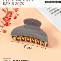 Крабик для волос &laquo;София&raquo;, классика, 7 см, МИКС
